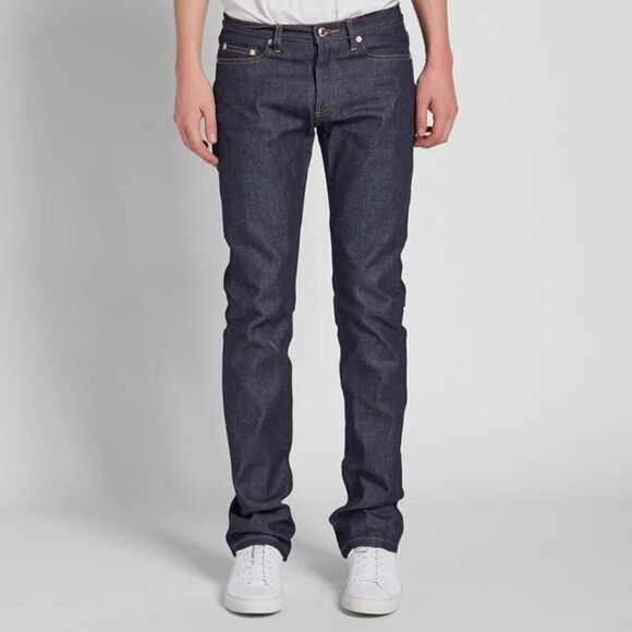 NEW A.P.C. New Cure H Jeans in Indigo Wash - Picture 1 of 10